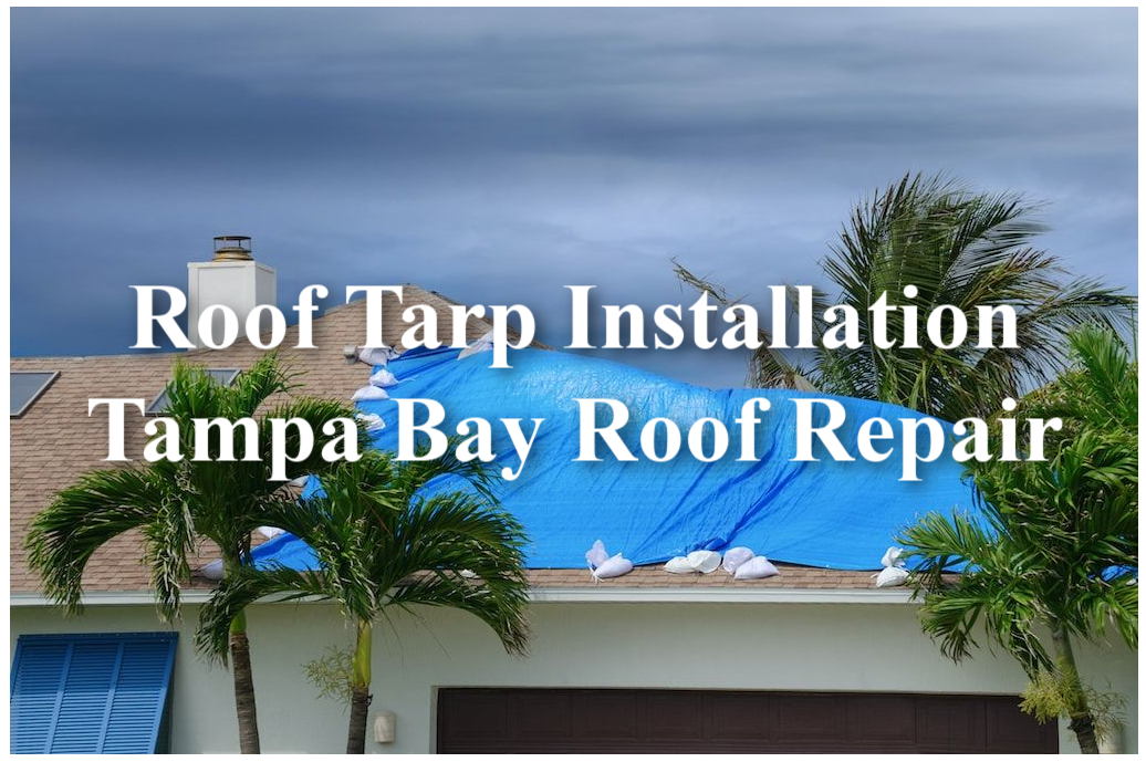 home roof tarp installation